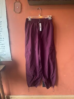 PINK Victoria's Secret Burgundy Track Pants